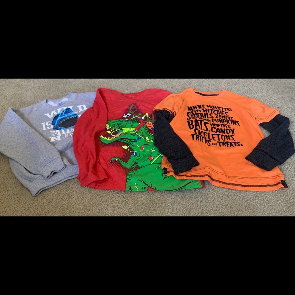 Boys Size M/L Long Sleeve Bundle